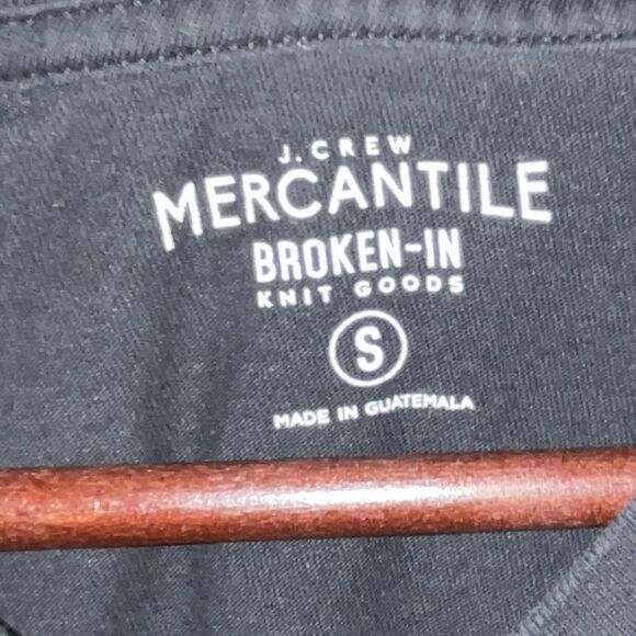 Women's J. Crew Mercantile Black V-Neck T-Shirt - Picture 6 of 7